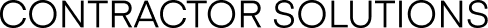 CONTRACTOR SOLUTIONS Contractor solutions directory logo