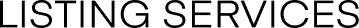 LISTING SERVICES Listing Service content logo